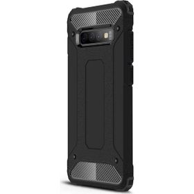 Microsonic Samsung Galaxy S10 Plus Rugged Armor Siyah Kılıf