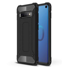 Microsonic Samsung Galaxy S10 Plus Rugged Armor Siyah Kılıf