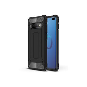 Microsonic Samsung Galaxy S10 Plus Rugged Armor Siyah Kılıf