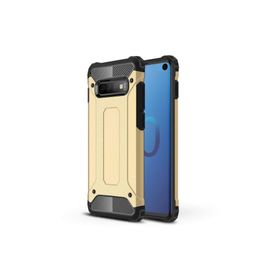 Microsonic Samsung Galaxy S10 Rugged Armor Gold Kılıf