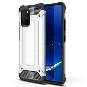 Microsonic Samsung Galaxy S10 Rugged Armor Gümüş Kılıf