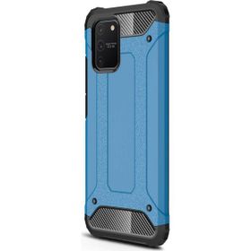 Microsonic Samsung Galaxy S10 Rugged Armor Mavi Kılıf