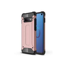 Microsonic Samsung Galaxy S10 Rugged Armor Rose Gold Kılıf