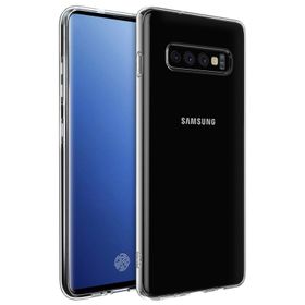 Microsonic Samsung Galaxy S10 Transparent Soft Beyaz Kılıf
