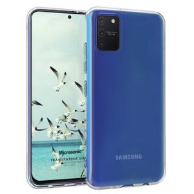 Microsonic Samsung Galaxy S10 Transparent Soft Beyaz Kılıf