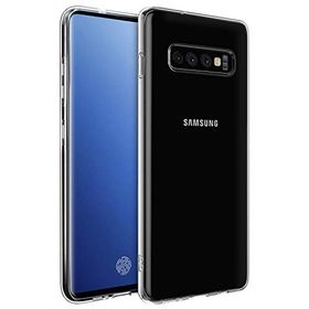 Microsonic Samsung Galaxy S10 Transparent Soft Beyaz Kılıf