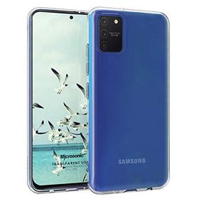 Microsonic Samsung Galaxy S10 Transparent Soft Beyaz Kılıf