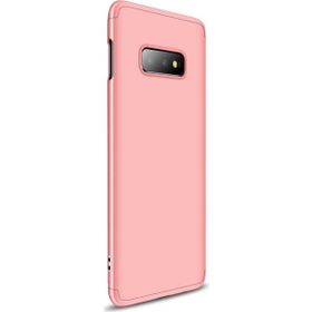 Microsonic Samsung Galaxy S10e Double Dip 360 Protective Gold Kılıf