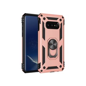 Microsonic Samsung Galaxy S10e Military Ring Holder Gold Kılıf