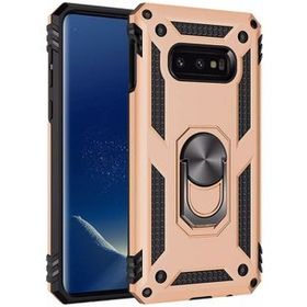 Microsonic Samsung Galaxy S10e Military Ring Holder Gold Kılıf