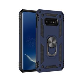 Microsonic Samsung Galaxy S10e Military Ring Holder Lacivert Kılıf
