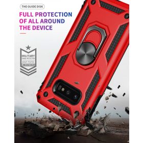 Microsonic Samsung Galaxy S10e Military Ring Holder Siyah Kılıf