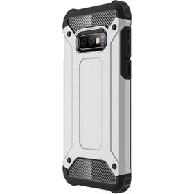 Microsonic Samsung Galaxy S10e Rugged Armor Gümüş Kılıf