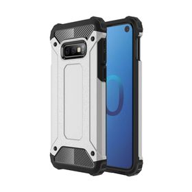 Microsonic Samsung Galaxy S10e Rugged Armor Gümüş Kılıf