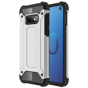 Microsonic Samsung Galaxy S10e Rugged Armor Gümüş Kılıf