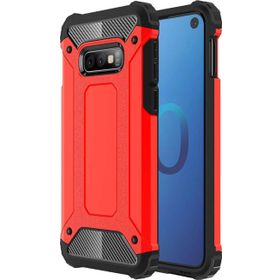 Microsonic Samsung Galaxy S10e Rugged Armor Kırmızı Kılıf