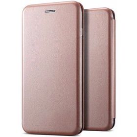 Microsonic Samsung Galaxy S10E Ultra Slim Leather Design Flip Cover Rose Gold Cep Telefonu Kılıfı