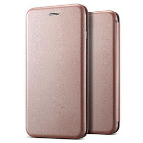 Microsonic Samsung Galaxy S10E Ultra Slim Leather Design Flip Cover Rose Gold Cep Telefonu Kılıfı
