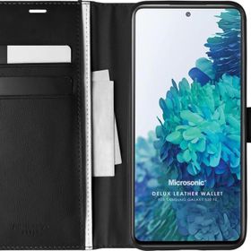 Microsonic Samsung Galaxy S20 FE Delux Leather Wallet Kılıf