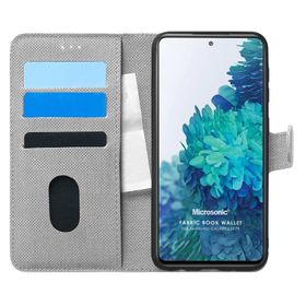 Microsonic Samsung Galaxy S20 FE Fabric Book Wallet Kılıf