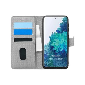 Microsonic Samsung Galaxy S20 FE Fabric Book Wallet Kılıf
