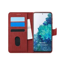 Microsonic Samsung Galaxy S20 FE Fabric Book Wallet Kılıf