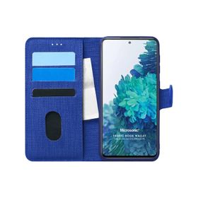 Microsonic Samsung Galaxy S20 FE Fabric Book Wallet Kılıf