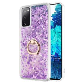Microsonic Samsung Galaxy S20 FE Glitter Liquid Holder Mor Cep Telefonu Kılıf