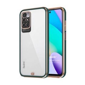 Microsonic Samsung Galaxy S20 FE Laser Plated Soft Koyu Yeşil Cep Telefonu Kılıf