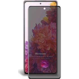 Microsonic Samsung Galaxy S20 FE Privacy 5D Gizlilik Filtreli Siyah Cam Ekran Koruyucu