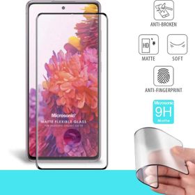 Microsonic Samsung Galaxy S20 FE Seramik Matte Flexible Siyah Ekran Koruyucu