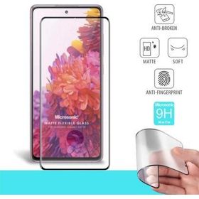 Microsonic Samsung Galaxy S20 FE Seramik Matte Flexible Siyah Ekran Koruyucu