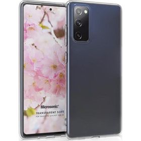 Microsonic Samsung Galaxy S20 FE Transparent Soft Beyaz Cep Telefonu Kılıf