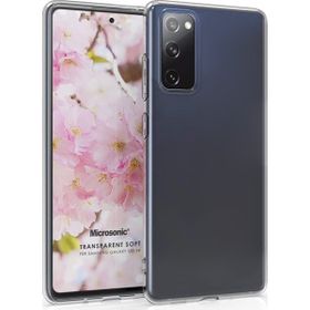 Microsonic Samsung Galaxy S20 FE Transparent Soft Beyaz Şeffaf Kılıf