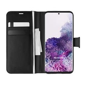 Microsonic Samsung Galaxy S20 Plus Delux Leather Wallet Siyah Kılıf