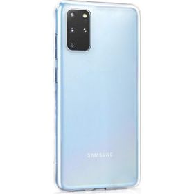 Microsonic Samsung Galaxy S20 Plus Transparent Soft Beyaz Şeffaf Kılıf