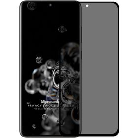 Microsonic Samsung Galaxy S20 Ultra Privacy 5D Gizlilik Filtreli Siyah Cam Ekran Koruyucu