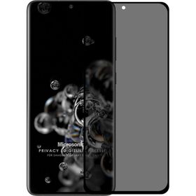 Microsonic Samsung Galaxy S20 Ultra Privacy 5D Gizlilik Filtreli Siyah Cam Ekran Koruyucu
