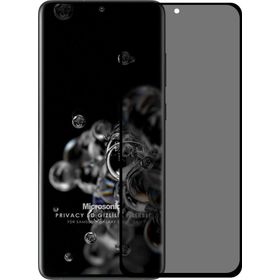 Microsonic Samsung Galaxy S20 Ultra Privacy 5D Gizlilik Filtreli Siyah Cam Ekran Koruyucu