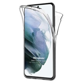 Microsonic Samsung Galaxy S21 6 Tarafı Tam Full Koruma 360 Clear Soft Kılıf