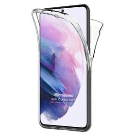 Microsonic Samsung Galaxy S21 6 Tarafı Tam Full Koruma 360 Clear Soft Kılıf