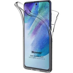 Microsonic Samsung Galaxy S21 6 Tarafı Tam Full Koruma 360 Clear Soft Kılıf