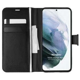 Microsonic Samsung Galaxy S21 Delux Leather Wallet Kılıf