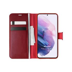 Microsonic Samsung Galaxy S21 Delux Leather Wallet Kılıf