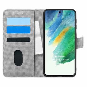 Microsonic Samsung Galaxy S21 Fabric Book Wallet Kılıf