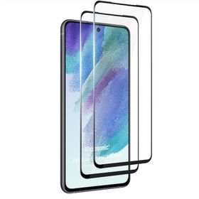 Microsonic Samsung Galaxy S21 FE Crystal Seramik Nano 2 Adet Siyah Ekran Koruyucu