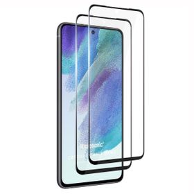 Microsonic Samsung Galaxy S21 FE Crystal Seramik Nano 2 Adet Siyah Ekran Koruyucu
