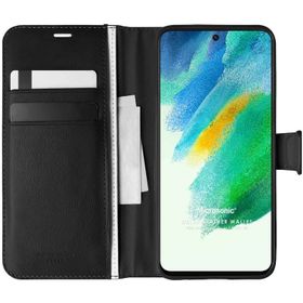 Microsonic Samsung Galaxy S21 FE Delux Leather Wallet Kılıf
