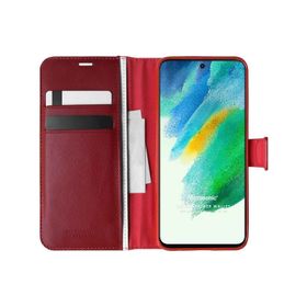 Microsonic Samsung Galaxy S21 FE Delux Leather Wallet Kılıf