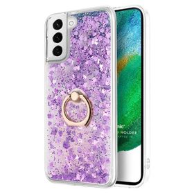 Microsonic Samsung Galaxy S21 FE Glitter Liquid Holder Kılıf